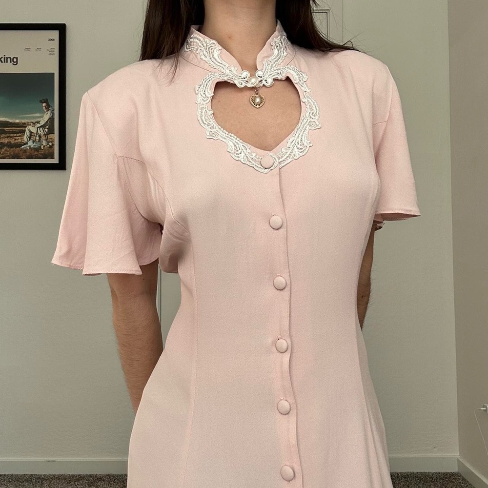 Vtg 90s Frederick's of Hollywood Maxi Dress